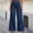 *Dark Blue, variant on ClodeEU Women's High Waisted Wide Leg Jeans, Casual Vintage Loose Fit Denim Pants with Pockets Black,Women's Plus L