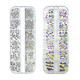 thumbnail image 1 of Diamantes de imitación de cristal, piedras 3D con parte trasera plana para manualidades de decoración de uñas, 1 of 5