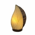 thumbnail image 3 of Eangee Home Design Leaflet Table Lamp, Shade Made Of Cocoa Leaves, 5x7x14 Inches, 3 of 5