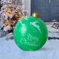 thumbnail image 1 of Ihhxbz Home Decor, Decorations Christmas Decoration Bell Ball 60cm Outdoor Christmas Inflatable Decorated Ball Pvc Inflatable Christmas Ball Christmas Tree Decorations, 1 of 6