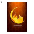 thumbnail image 1 of Bandera de jardín con patrón de luna, poliéster antidecoloración, mano de obra fina, pancarta de jardín de doble cara para Patio, 1 of 5
