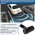 thumbnail image 4 of Sensores de Estacionamiento en Reversa Unique Bargains No.4B0919275B para AUDI A4 B6 Sedán 1.8 T 01-04 para AUDI A4 B6 Avant 2.0 2.4 01-04 Sensor de Asistencia de Estacionamiento Negro 1 Pc, 4 of 6