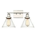 thumbnail image 5 of Drake 2-Light Bathroom Vanity Light in Polished Nickel, 5 of 6