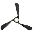 thumbnail image 4 of WAC Swirl 54" Matte Black Integrated LED Smart Ceiling Fan with Remote Control, 4 of 10
