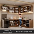 thumbnail image 5 of Cocina Integral Completa Modular Madesa Glamy 469cm MN 01, 5 of 5
