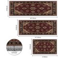 thumbnail image 3 of IsecretJoy Washable Kitchen Rugs Sets of 3, Non Slip Kitchen Mats for Floor Waterproof & Stain Resistant Runner Rug for Kitchen, Laundry Room, Hallway, 3 of 11