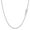 White, variant on 14k Solid White Gold 1.5 mm Cable Chain Necklace 18" Lobster Claw Clasp