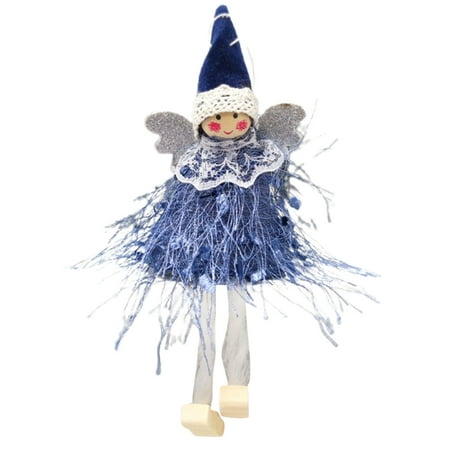 

ActFu Angel Toy Ornament Adorable Wide Application Plush Utility Little Girl Christmas Tree Hanging Doll Pendant for Home