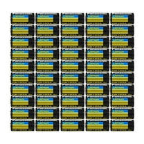 Panasonic CR123A 3V Long Lasting Lithium Batteries - 50 Pack