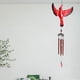 thumbnail image 3 of Campanas de viento conmemorativas de pájaro rojo, decoraciones para el hogar, jardín, patio trasero al aire libre, granja, 3 of 5