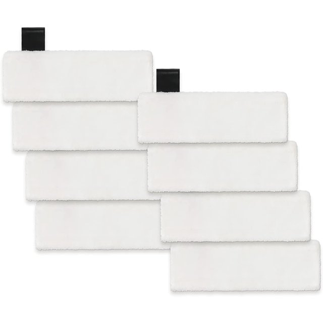 Pack de 8 paños de microfibra compatibles con las limpiadoras a vapor Karcher EasyFix SC2, SC3, SC4, SC5