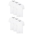 thumbnail image 2 of Hanes T-Shirt de Dessous à Col Ras du Cou Sans Étiquette pour Homme, TG, Blanc, 2 of 4