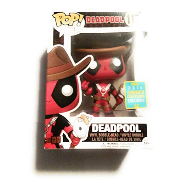 Funko POP Cowboy Deadpool #117 Exclusiva de la Convención de Verano Funko