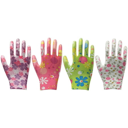 

POETANCE Gloves Gardening Labor Gloves Wear Multi Color Work Gloves Printing Coating Gloves