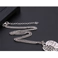 thumbnail image 4 of Fiudx Collar de Corazón de Melocotón, Elegante Colgante Chapado En Oro, Encantador Tratamiento de Diamantes, Diseño Unisex, Regalo Perfecto para El Día de La Madre, Ideal para Mamás, Recuerdo Memorab, 4 of 6