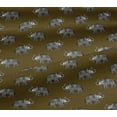 thumbnail image 5 of oneOone Viscose Jersey Fabric Elephant Block Print Fabric BTY 60 Inch Wide, 5 of 5