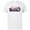 White, variant on Star Wars The Mandalorian Razor Crest Floating Pod Logo - Short Sleeve Cotton T-Shirt for Adults - Customized-Navy