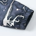 thumbnail image 6 of XQYLOS Kids Boys Rain Jacket with Dinosaur Print Full Zip Up Closure Full Long Sleeves Waterproof Hooded Fall Raincoat Trendy Windproof Windbreaker for Playground Fun, 6 of 8