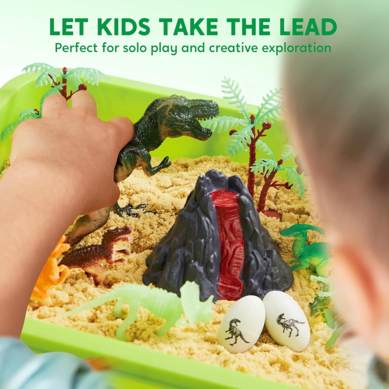 Klever Kits Dinosaur Sensory Bin with Glow-in-Dark photo 8