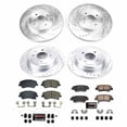 thumbnail image 2 of PowerStop Front and Rear Z23 Evolution Sport Carbon-Fiber Ceramic Brake Pad and Drilled & Slotted Rotor Kit Fits: HYUNDAI KIA Select Models K8724, 2 of 7