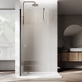 thumbnail image 3 of Sunny Shower Modern Matte Black Shower Enclosure 30x72 Inch Tempered Glass & Aluminum Frame, 3 of 9