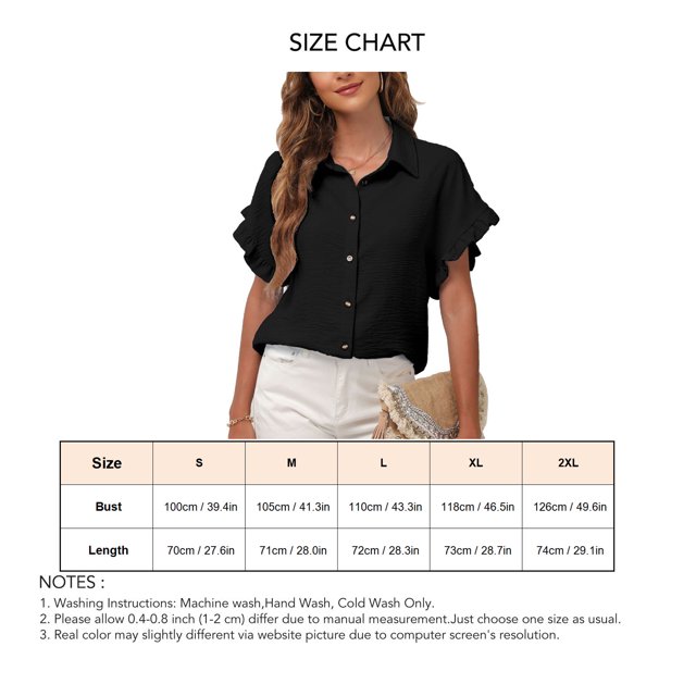 Solapa camisa versátil con cuello en v mangas de encaje top top suelto para mujer top transpirable para mujer Camisas con botones para mujer Casual cuello en V mangas de encaje ANGGREK Otros