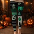 thumbnail image 2 of Leggings For women Mummy Skull Print 4-Way Stretch Casual Fashion Tummy Control Leggings, 2 of 6