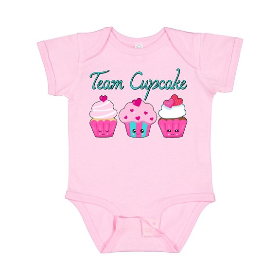 Inktastic Team Cupcake Happy Cupcakes Boys or Girls Baby Bodysuit