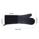 thumbnail image 5 of Injueey 1 pieza de guantes aislantes para horno, guante de silicona, guante de aislamiento largo y grueso, guante para hornear de algodón de 2 capas Herramientas y accesorios para hornear negro Injueey HA008774-01, 5 of 6