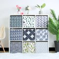 thumbnail image 2 of Foldable Storage Bin Cube Laundry Basket Toy Box Cloth Organizer 13" Blue, 2 of 8