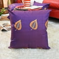 thumbnail image 2 of Handmade Eco-Friendly 16''x16'' Decorative Cushion Covers Motif Silk Purple Indoor Pack Of 4, 2 of 3
