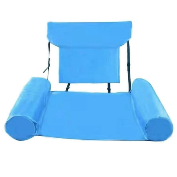 Pool Float Chair, Adult Inflatable Pool , Foldable Portable Float Seat, Pool Party Summer Water Fun