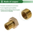 thumbnail image 3 of Accesorios de tubería de cobre Unique Bargains 3/4" macho x 1" hembra unión flexible de rosca interna y externa 1.57" 1 Pc, 3 of 7