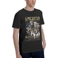 thumbnail image 2 of Cody and Rhodes Men Womens Casual Fashion Cotton Crewneck Short Sleeve T-Shirt Black, 2 of 7