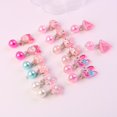 thumbnail image 2 of Clips para las orejas sin perforación de orejas, accesorios decorativos para niños, 7 pares, 2 of 8