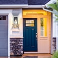 thumbnail image 6 of 2 Pack Dusk to Dawn Sensor Outdoor Wall Light, Waterproof Outdoor Wall Lamps Porch Lights Wall Lantern, Wall Sconce with Seeded Glass,Matte Black, 6 of 10