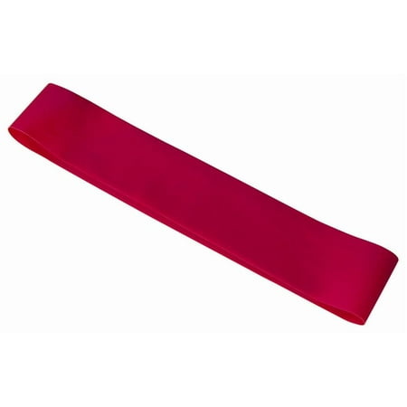 Medium Resistance FitBALL Exercise Band Loop in Red - 12-inch