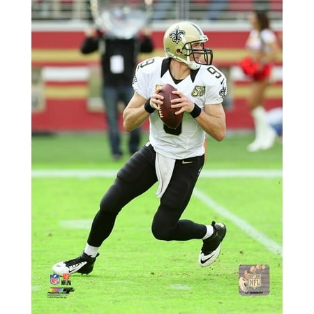 Brees Photograph - Drew Brees 2016 Action Photo Print