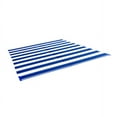 thumbnail image 2 of Camco 6' x 9' Reversible RV Outdoor Mat, Camping Mat, Blue Stripe, 2 of 7