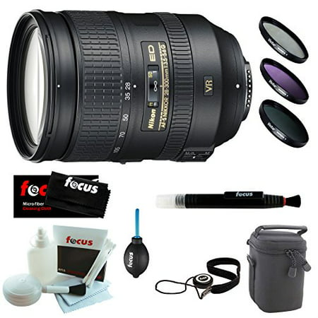 Nikon 28-300mm f/3.5-5.6G ED VR AF-S Nikkor Zoom Lens + Deluxe Accessory