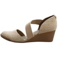 thumbnail image 2 of Zapatos de Cuña Anne Klein Tara Lino Natural Talla 8.5 US, 2 of 7