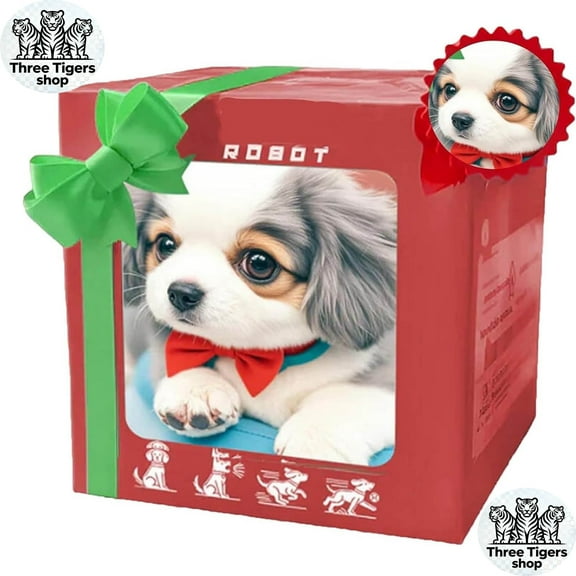 Three Tigers Brand Robot Dog, Robot Puppy That Acts Like a Real Dog, My Realistic Nico Robots Puppy  (Saint Bernard Grey)