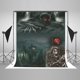 thumbnail image 1 of ABPHQTO 150x220cm miedo Halloween foto telones de fondo Thriller fantasma espantapájaros foto estudio fondos para fiesta de Halloween, 1 of 2