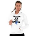 thumbnail image 4 of Best In Snow Huskies Dog Pet Lover Unisex Plus Fleece Graphic Hoodie Brisco Brands 2X, 4 of 5