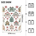 thumbnail image 2 of FORMRS 1-Subject Spiral Notebook 8" x 5" College Ruled 60 Refillable Sheet, 2 Pack, Beige Nordic Christmas House, 2 of 7