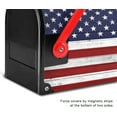 thumbnail image 6 of American Flag Wooden Mailbox Cover Magnetic Mailboxes Wraps Letter Post Box Cover Decorative Standard Size 18x21 in Garden Yard Decor, 6 of 6