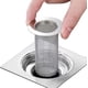 thumbnail image 3 of Colador de desagüe para fregadero de baño de acero inoxidable, 1 paquete de filtro de desagüe de suelo, filtro de cesta de malla, trampa para el pelo, colador de escoria antiobstrucción, bor, 3 of 5
