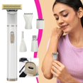 thumbnail image 2 of Depiladora eléctrica para patillas, cejas, lápiz labial, afeitadora de vello, juego de afeitadora de vello femenina multifunción 5 en 1, 2 of 5