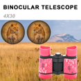 thumbnail image 2 of Telescopio Binocular Telescopio binocular para niños con óptica de aprendizaje al aire libre de 4X30 mm (rosa) Likrtyny  Para Estrenar, 2 of 2