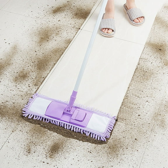 360 Rotating Flat Mop for Household Cleaning - Efficient Wet and Dry Mop Cloth for Floors